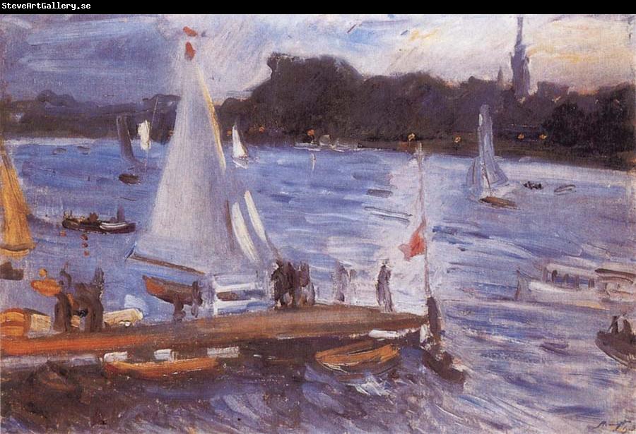 Max Slevogt The Alster at Hamburg